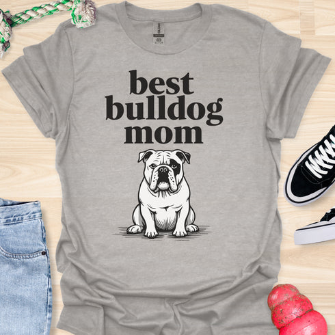 Best bulldog mom ever - V6 - Black Eye T-Shirt